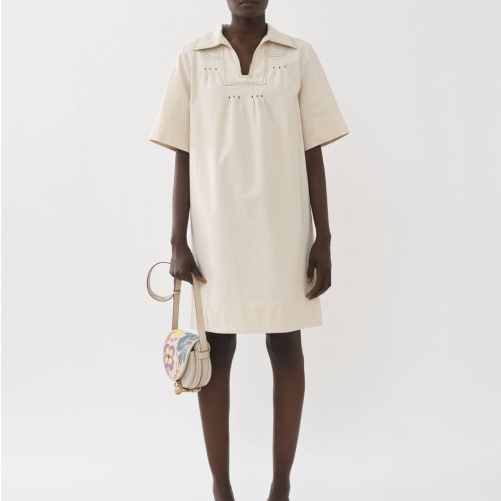 See by Chloé
short-sleeve embroidered minidress NEVER WORN